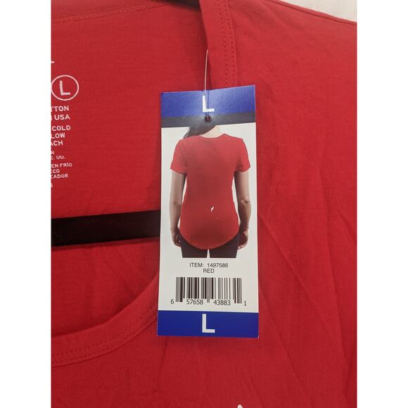 Galt Oh My Stars Patriotic Shirt L Red Womens July 4th Independence Day TShirt - Picture 5 of 9